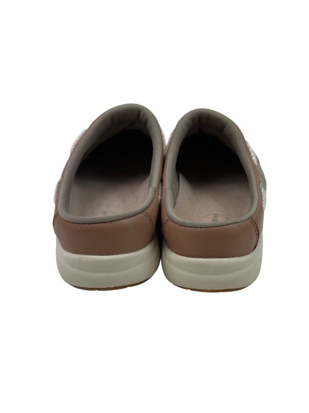 Easy Spirit Womens Travelport Casual Slip-On Mule Clogs Brown & Beige Size 7.5 - Picture 5 of 10